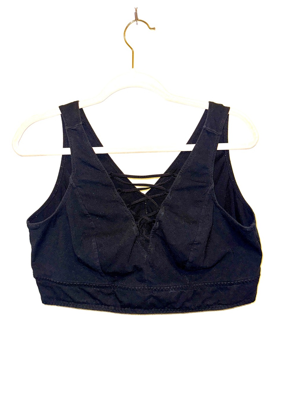 torrid Black crop top bralette